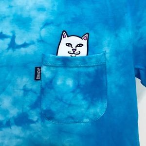 Never Worn Blue Tie Dye RipnDip Shirt